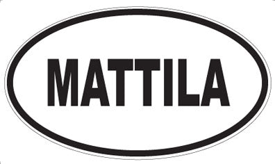 MATTILA - Oval Sticker