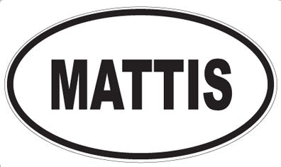 MATTIS - Oval Magnet