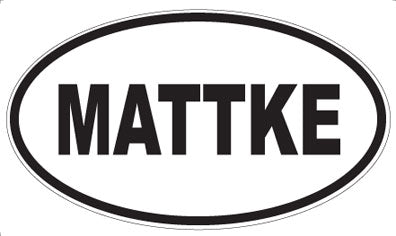 MATTKE - Oval Magnet