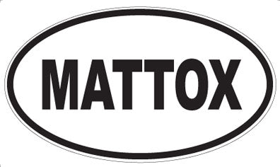 MATTOX - Oval Magnet