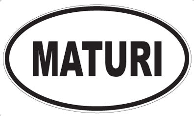 MATURI - Oval Magnet