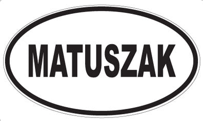 MATUSZAK - Oval Magnet
