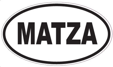 MATZA - Oval Sticker