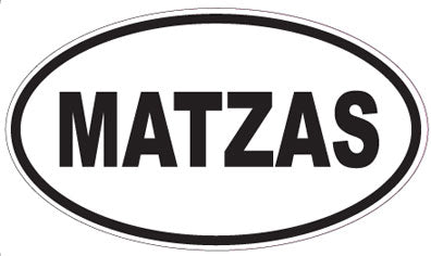MATZAS - Oval Sticker