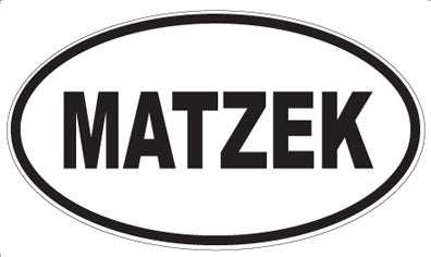 MATZEK - Oval Sticker