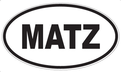 MATZ - Oval Magnet