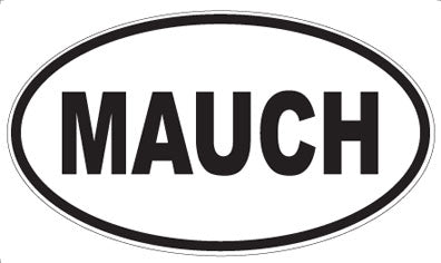 MAUCH - Oval Sticker