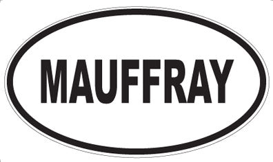 MAUFFRAY - Oval Magnet