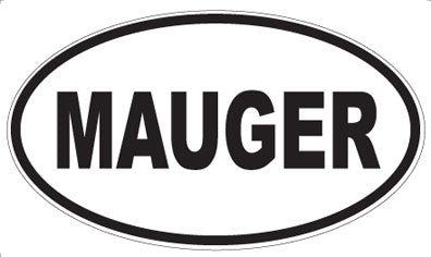 MAUGER - Oval Magnet
