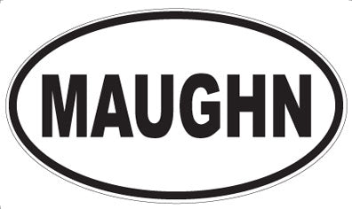 MAUGHN - Oval Sticker