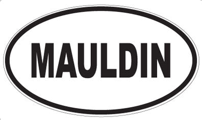 MAULDIN - Oval Sticker