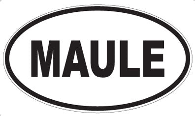 MAULE - Oval Sticker