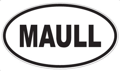 MAULL - Oval Sticker