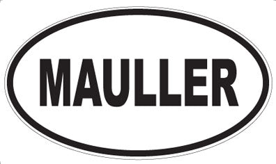 MAULLER - Oval Magnet