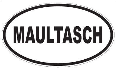 MAULTASCH - Oval Sticker