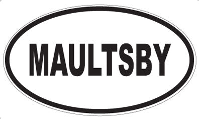 MAULTSBY - Oval Magnet