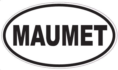 MAUMET - Oval Sticker