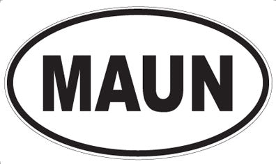 MAUN - Oval Magnet