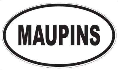 MAUPINS - Oval Magnet
