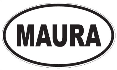 MAURA - Oval Magnet
