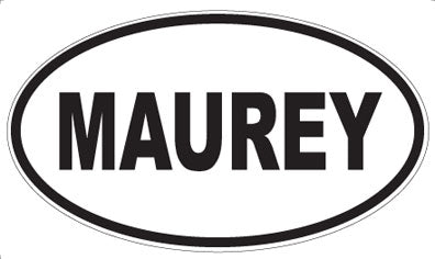 MAUREY - Oval Magnet