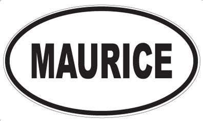 MAURICE - Oval Sticker