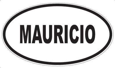 MAURICIO - Oval Magnet