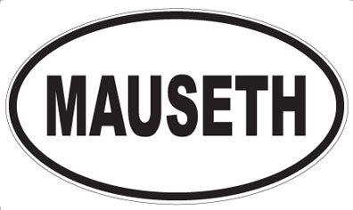MAUSETH - Oval Magnet