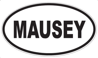 MAUSEY - Oval Sticker