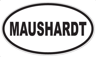 MAUSHARDT - Oval Magnet