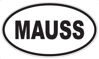 MAUSS - Oval Magnet