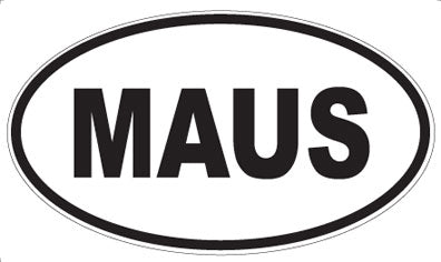 MAUS - Oval Magnet