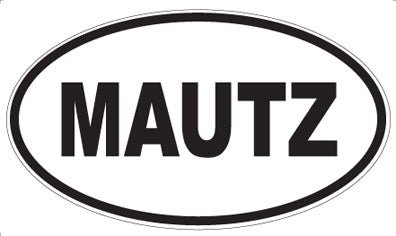 MAUTZ - Oval Magnet