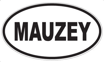 MAUZEY - Oval Magnet