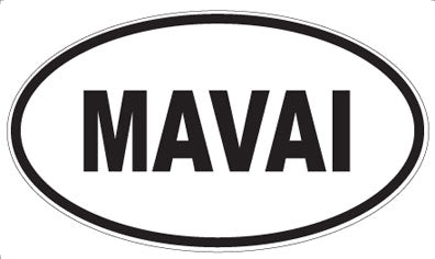 MAVAI - Oval Magnet