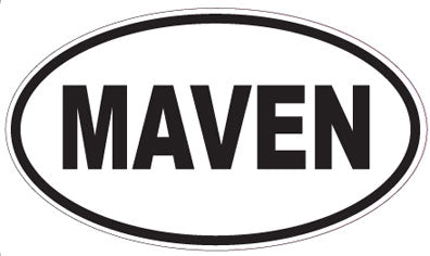 MAVEN - Oval Sticker