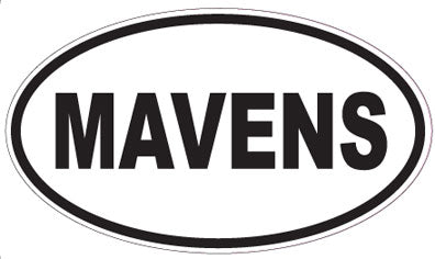 MAVENS - Oval Sticker