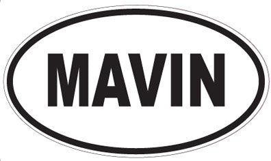 MAVIN - Oval Magnet