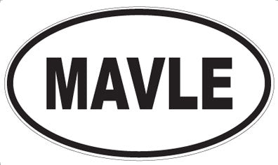 MAVLE - Oval Sticker