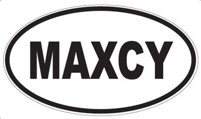 MAXCY - Oval Sticker