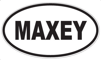 MAXEY - Oval Sticker