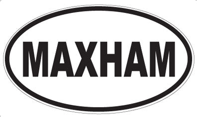 MAXHAM - Oval Sticker