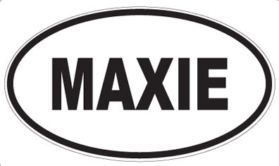 MAXIE - Oval Sticker