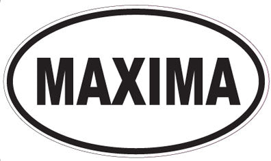 MAXIMA - Oval Sticker
