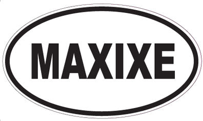 MAXIXE - Oval Sticker
