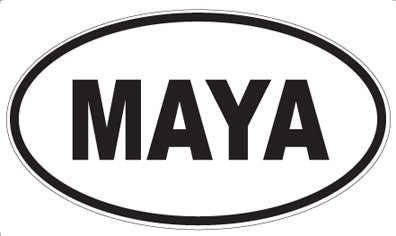 MAYA - Oval Magnet