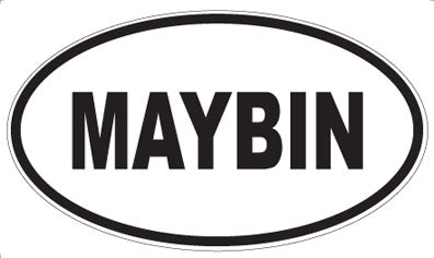 MAYBIN - Oval Magnet