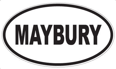 MAYBURY - Oval Magnet