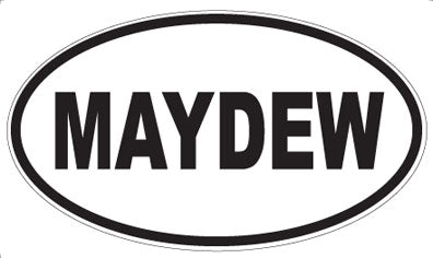 MAYDEW - Oval Magnet