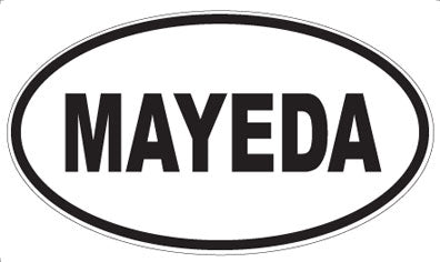 MAYEDA - Oval Magnet